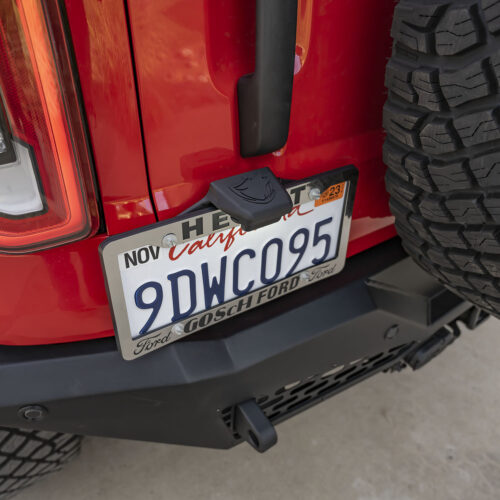 Lobo Offroad Adjustable Tailgate License Plate Mount | Bronco